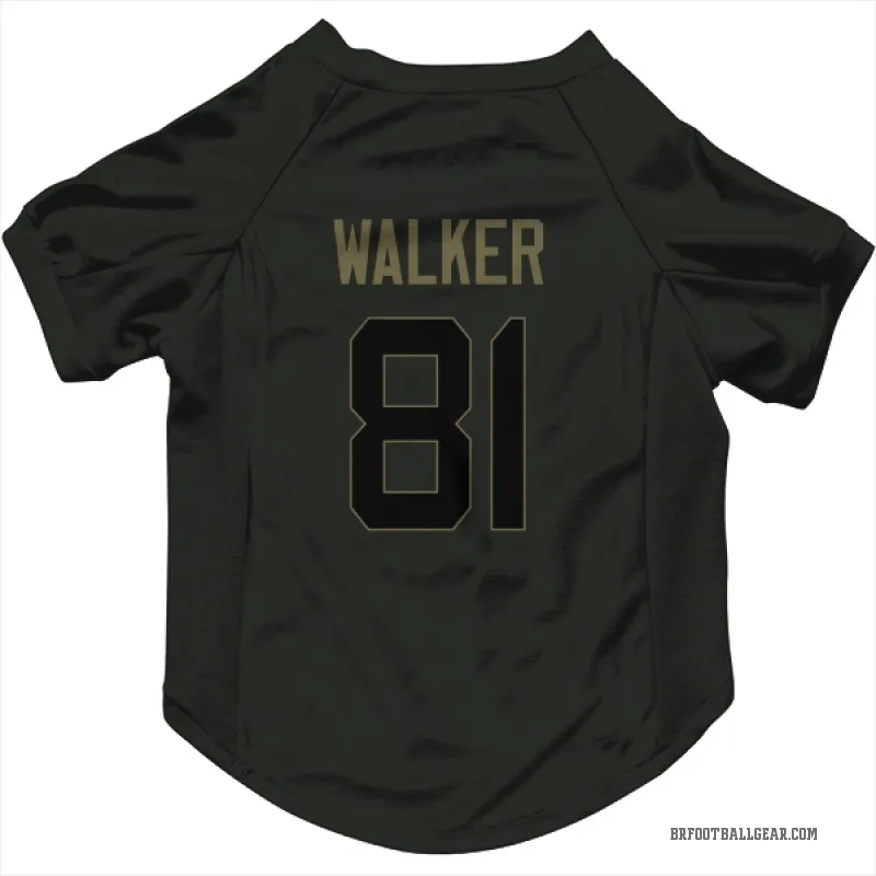 Devontez Walker Black Baltimore Ravens Service Cat & Dog Pet Jersey