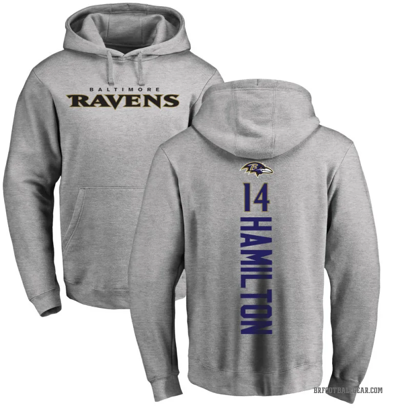 Kyle Hamilton Youth Baltimore Ravens Pro Line Ash Backer Pullover Hoodie