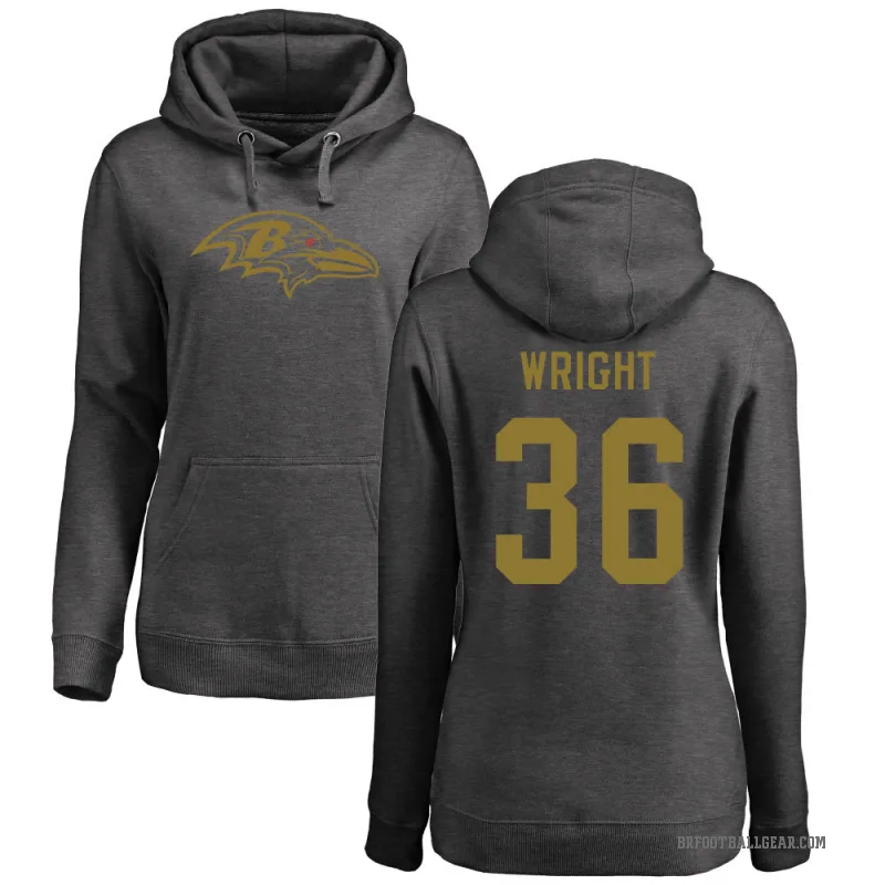 Owen Wright Hoodie | Authentic Baltimore Ravens Owen Wright Hoodies ...